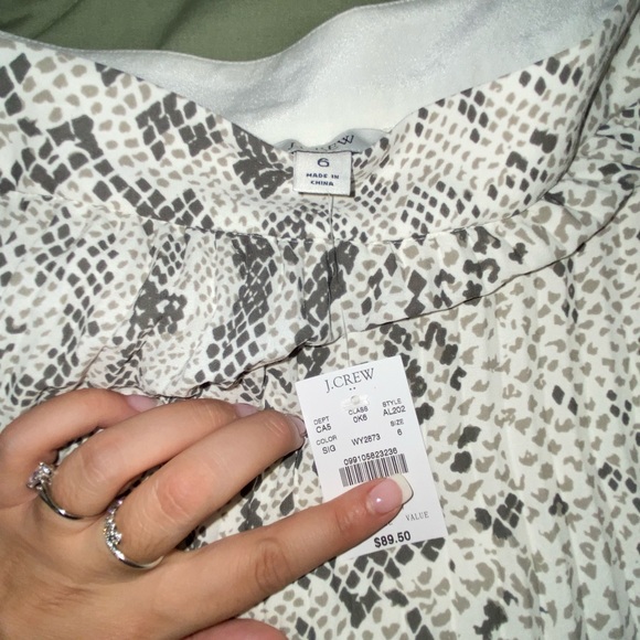 Jcrew Snake print skirt - Picture 2 of 3